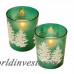 Red Barrel Studio Pines Glass LED Unscented Candle RBRS9052